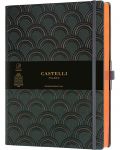 Σημειωματάριο Castelli Copper & Gold - Art Deco Copper, 19 x 25 cm, με επένδυση - 1t