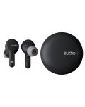 Ασύρματα ακουστικά Sudio - A2, TWS, ANC, μαύρο - 1t