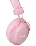 Ασύρματα ακουστικά με μικρόφωνο  PowerLocus - Louise&Mann 5, ροζ - 3t