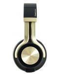 Ασύρματα ακουστικά PowerLocus - P3, μαύρα/χρυσά - 2t