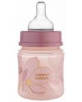 Μπουκάλι κατά των κολικών Canpol babies - Easy Start, Gold, 120 ml, ροζ - 2t