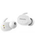 Ασύρματα ακουστικά Philips - TAT3216W, TWS, άσπρα - 4t