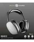 Ασύρματα ακουστικά με μικρόφωνο Cellularline - MS Maxi 2, μαύρα - 3t