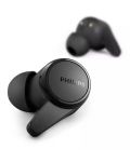 Ασύρματα ακουστικά Philips - TAT1207BK/00, TWS, μαύρα - 4t