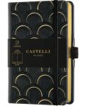Σημειωματάριο Castelli Copper & Gold - Art Deco Gold, 9 x 14 cm, λευκά φύλλα - 1t