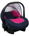 Παιδικό κάθισμα αυτοκινήτου Baby Merc - Leo, έως 9 κιλά, μπλε και ροζ - 1t