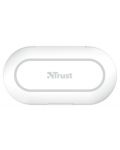 Ασύρματα ακουστικά Trust - Nika Touch, TWS, λευκά - 8t