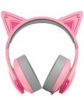 Ασύρματα ακουστικά με μικρόφωνο Edifier - G5BT CAT, ροζ - 2t