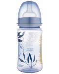 Μπουκάλι κατά των κολικών Canpol babies - Easy Start, Gold, 240 ml, μπλε - 1t