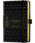 Σημειωματάριο Castelli Copper & Gold - Honey Gold, 9 x 14 cm, με γραμμές - 1t