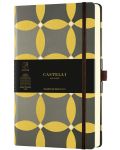 Σημειωματάριο Castelli Oro - Circles, 9 x 14 cm, με γραμμές - 1t