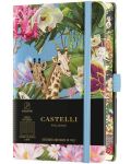 Σημειωματάριο Castelli Eden - Giraffe, 13 x 21 cm, με γραμμές - 1t