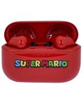 Ασύρματα ακουστικά OTL Technologies - Super Mario, TWS, κόκκινα - 5t