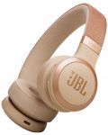 Ασύρματα ακουστικά JBL - Live 670NC, ANC, Sandstone - 1t