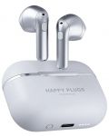 Ασύρματα ακουστικά  Happy Plugs - Hope, TWS,ασημί - 3t