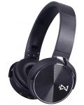 Ασύρματα ακουστικά με μικρόφωνο Trevi - DJ 12E50 BT, μαύρα - 1t