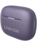 Ασύρματα ακουστικά Canyon - CNS-TWS10, ANC, μωβ - 6t