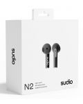 Ασύρματα ακουστικά Sudio - N2, TWS, μαύρο - 6t
