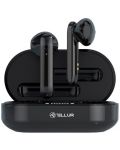 Ασύρματα ακουστικά Tellur - Flip, TWS, μαύρα - 1t
