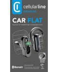 Ασύρματο ακουστικό με μικρόφωνο Cellularline - Car Flat, μαύρο - 6t