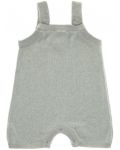 Βρεφική φόρμα Lassig - Cozy Knit Wear, 50-56 cm, 0-2 μηνών, γκρι - 1t