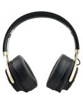 Ασύρματα ακουστικά PowerLocus - P3, μαύρα/χρυσά - 3t
