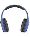 Ασύρματα ακουστικά με μικρόφωνο Tellur - Pulse, μπλε - 3t