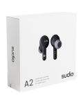 Ασύρματα ακουστικά Sudio - A2, TWS, ANC, μαύρο - 7t