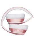 Ασύρματα ακουστικά με μικρόφωνο PowerLocus - P7 Upgrade, ροζ/λευκό - 4t