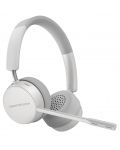Ασύρματα ακουστικά με μικρόφωνο Energy Sistem - Office 6, λευκό/γκρι - 2t