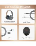 Ασύρματα ακουστικά με μικρόφωνο PowerLocus - EDGE, Asphalt Grey - 10t