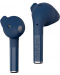 Ασύρματα ακουστικά Defunc - TRUE TALK, TWS, μπλε - 2t