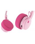 Ασύρματα ακουστικά με μικρόφωνο Defunc - Mondo Freestyle, ροζ - 4t