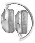 Ασύρματα ακουστικά με μικρόφωνο A4tech - BH300, λευκό/γκρι - 4t