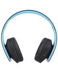 Ασύρματα ακουστικά  PowerLocus - P2,Μαύρο μπλε - 3t