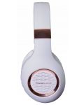 Ασύρματα ακουστικά PowerLocus - P4 Plus, άσπρα/ροζ - 3t