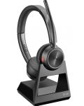 Ασύρματα ακουστικά με μικρόφωνο Poly - Savi 7320 Office, S7320 CD, μαύρο - 1t
