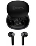 Ασύρματα ακουστικά Boya - BY-AP100-B, TWS, μαύρα - 2t