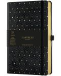 Σημειωματάριο Castelli Copper & Gold - Honeycomb Gold, 13 x 21 cm, με γραμμές - 1t