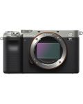 Φωτογραφική μηχανή Mirrorless Sony - Alpha 7C, 24.2MPx, Silver - 1t