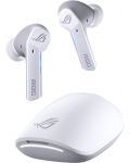Ασύρματα ακουστικά ASUS - ROG Cetra True Wireless, ANC,λευκό/γκρι - 3t