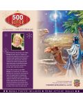 Παζλ με γκλίτερ Master Pieces 500 κομμάτια - Το άστρο του Βηθλεέμ  - 3t
