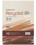 Μπλοκ ζωγραφικής  Drasca - Recycled, 20 φύλλα, А6 - 1t