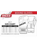 Γάντια πυγμαχίας  RDX - BGR-F7, 8 oz, χρυσό/μαύρο - 5t