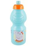 Αθλητικό μπουκάλι Uwear - Peppa Pig, 400 ml - 1t