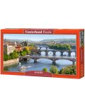 Πανοραμικό παζλ Castorland 4000 κομμάτια - Γέφυρες Μολδάβα στην Πράγα - 1t