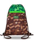 Αθλητική τσάντα με κορδόνι  Cool Pack Vert - City Jungle, με φερμουάρ - 1t