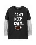 Παιδικό μπλουζάκι Carter's I can't keep calm- 4-5 χρόνια - 1t
