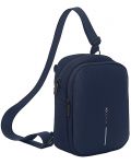 Τσάντα ώμου XD Design - Boxy Sling, γαλάζιο - 3t