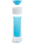 Κούπα με αυτοκόλλητα Munchkin - Blue, 266 ml - 2t